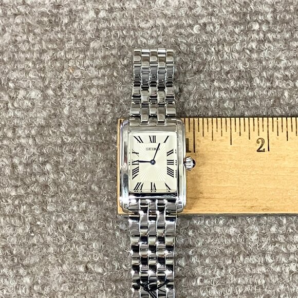 Women's Seiko Watch Stainless Steel With Roman Numerals - Picture 6 of 7